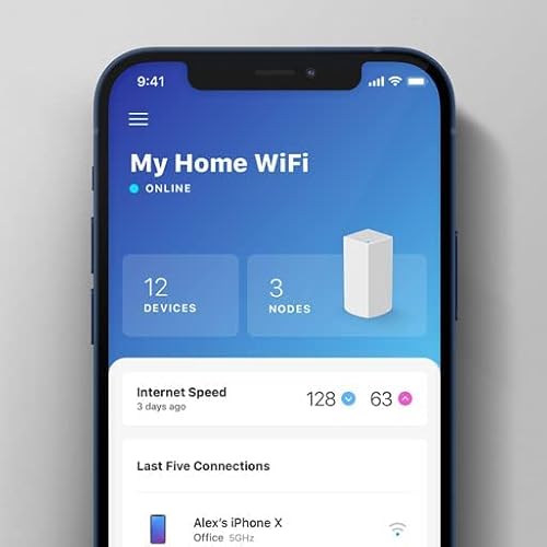 Linksys Mx5503 Atlas Wifi 6 Router Home Wifi Mesh System, Dual-Band, 8,100 Sq. Ft Coverage, 90+ Devices, Replaces Wifi Router And Extender, Full House Coverage, Speeds Up To (Ax5400) 5.4Gbps #TOP5