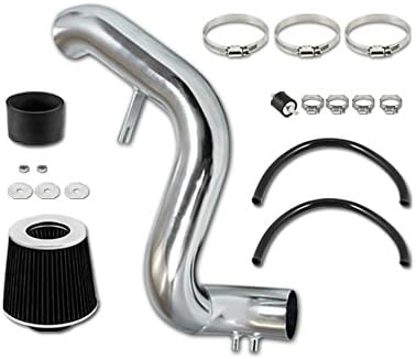 Black Cold Air Intake Induction Kit + Filter Compatible with 2011-2014 Sonata 2.4L L4