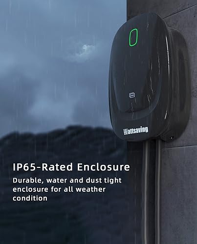 Wattsaving-Level-2-EV-Charger-240-Volt-up-to-40-Amp-Electric-Vehicle-Charging-Station-with-NEMA-14-50-Plug-and-246-Ft-Cable-Black