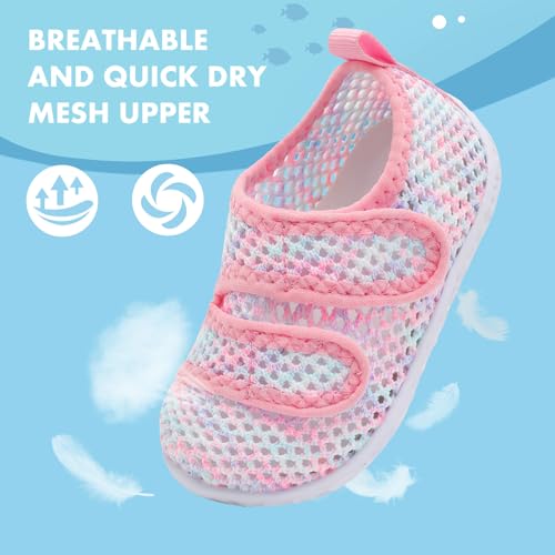Image of FEETCITY Baby Boys Girls Water Shoes Quick Drying Aqua Sock for Outdoor Beach Pool Shoes Infant Summer Sandals
