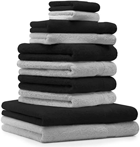Betz Asciugamano da doccia in spugna 70 x 140 PREMIUM, 100% cotone Colore nero