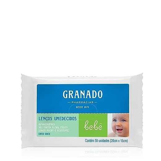 Granado - Lenço Umedecido Bebê Erva Doce