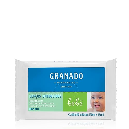 Granado Lenço Umedecido Bebê, Erva Doce