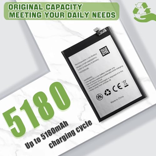 5180mAh Neu LiFHPV466595PFH Akku Ersatz Kompatibel mit Blackview A52 Ersatzbatterie mit aktualisiertem Reparaturwerkzeugsatz – Bild 4