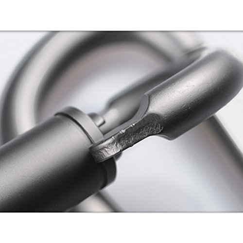 DECDEAL 5pcs alumínio liga D forma mosquetão parafuso trava garrafa gancho fivela cadeado chaveiro a