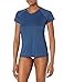 Kanu Surf Women's Solid Upf 50+ Swim Tee, Navy, Small