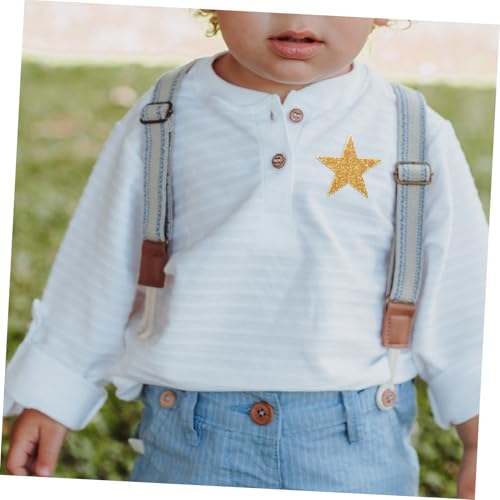 Parches de estrellas adhesivos para ropa que cubren zonas gastadas con estilo 6