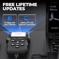 OBD2 Diagnosegerät, TOPDON AL400 Auto Diagnosewerkzeug, I/M Bereitschafts, 10 OBD2 Modi, Motorkontrollleuchte, Smogtest, für EU Autos ab Baujahr 2000 – Ansicht 8