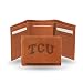 NCAA TCU Horned Frogs Embossed Genuine Leather Trifold Wallet