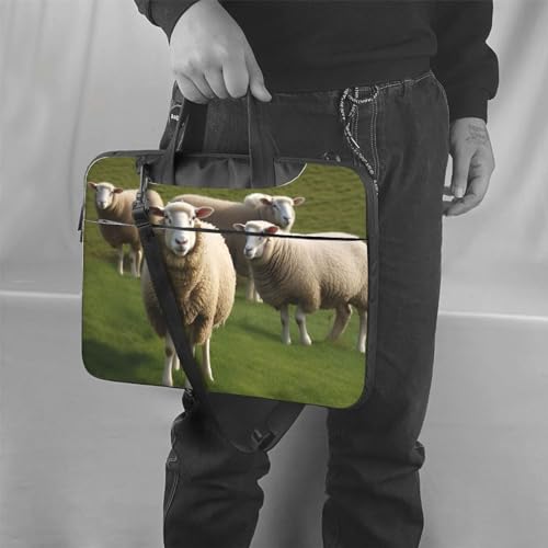 Bolso bandolera para portátil unisex diseño oveja y cordero miniatura 2