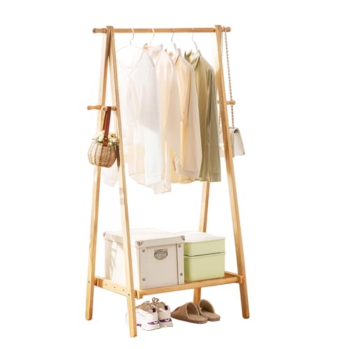 Shilanmei �n���K�[���b�N ��� ���[�h���[�u �ؐ� �܂肽���݉\ �I�t�� �m���|�� �R�[�g�|�� �X�q�|�� �ߗގ��[ �C���[ ���[���b�N ���[�I ��e�� �g���ȒP �����������R�[�g ���b�N �X�^���h�� (���F,��68cm)