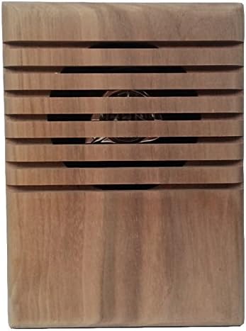 MP3 Door Chime, Programmable DoorBell, Walnut Unfinished. Made In The USA By BCS Ideas Corporation.