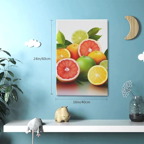 Impression sur toile encadrée prête à poser - Solution décoration murale salon 40x61 cm - 5