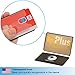 valonic set of 6 RFID blocking sleeves - transparent front, Credit Card Protector sleeve for wallet - Protection block for Debit Card and Metro Card