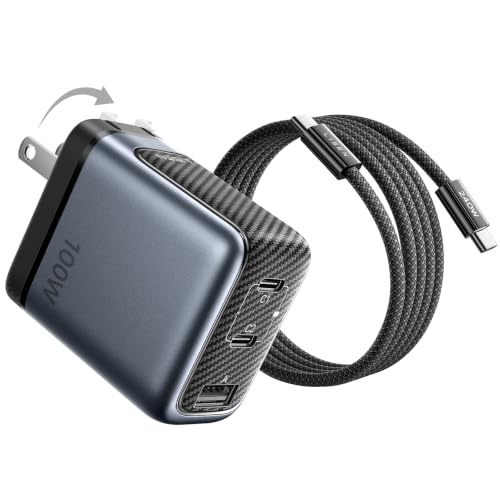Prime Lisen 100W GaN 3-Port USB-C Wall Charger 23.99 + Free Shipping + 40% Off Code MTEY1IAP - image 1