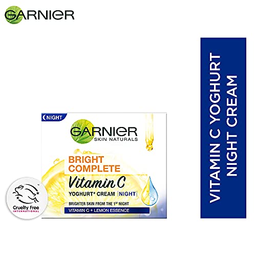 Image of Garnier Skin Naturals, Micellar Cleansing Water, 125ml & Garnier Bright Complete VITAMIN C YOGHURT Night Cream, 18g