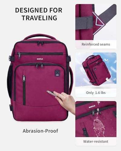 Image of ECOHUB Travel Backpack Airline Approved Under Seat Personal Item Bag