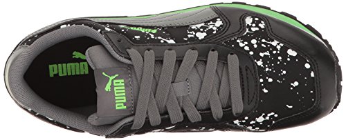 Image of ST Runner NL Splatz Jr, Puma Black-Quiet Shade, 5 M US Big Kid