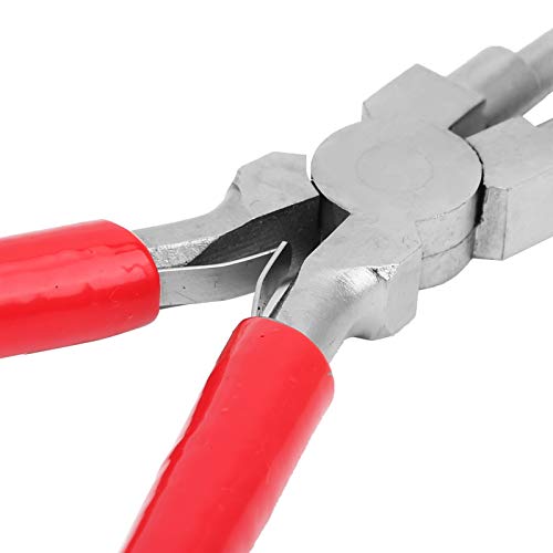 6 em 1 alicate para fabricação de caução, alicate de dobra de arame com mola de folha dupla e estrut