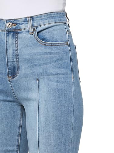 John Mark Women's Five Pocket Wide Leg Pant with Folded Cuff3