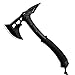 CIMA Tactical Tomahawk Tactical Survival Hunting Camping Axe, Nylon Glass Fiber Handle/Nylon Sheath (Black)