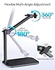 Desktop Microphone Stand for Studio Mics, Adjustable Arm [Max Load 2.68lb] with Heavy Base, Fits Blue Yeti, HyperX QuadCast, Fifine, Webcam & Camera and more, for Recording, Podcasting, Streaming #3