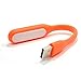 Price comparison product image kenable Flexible LED Bright Light USB Powered Multi Purpose Laptop PC Orange