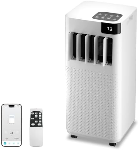 Portable Air Conditioner 16,000 BTU with WiFi App Control, 5-in-1...