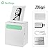 Aibecy PeriPage A8 Portable Mini Pocket Wireless BT Thermal Printer Clip Design Receipt Label Memo Sticker AR Photo Picture Printer for Android iOS Smartphone Windows, 203DPI