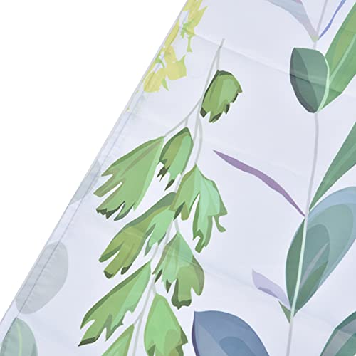 Rideau de séparation de salle de bain imperméable en polyester avec crochets - 7