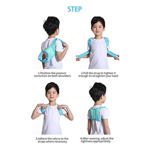 Dos rond enfant solution avec cette orthèse de correction rose - 3