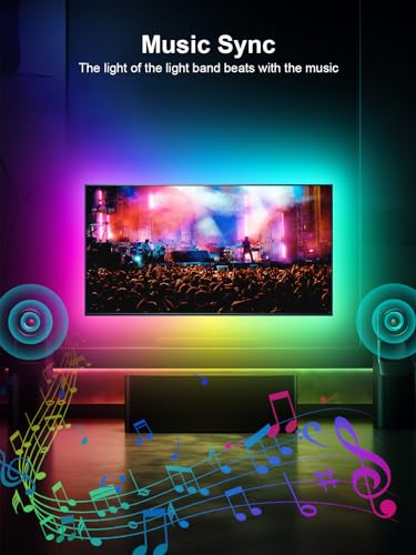 Tira de luces LED para TV Tyute 16.4ft con control remoto miniatura 3