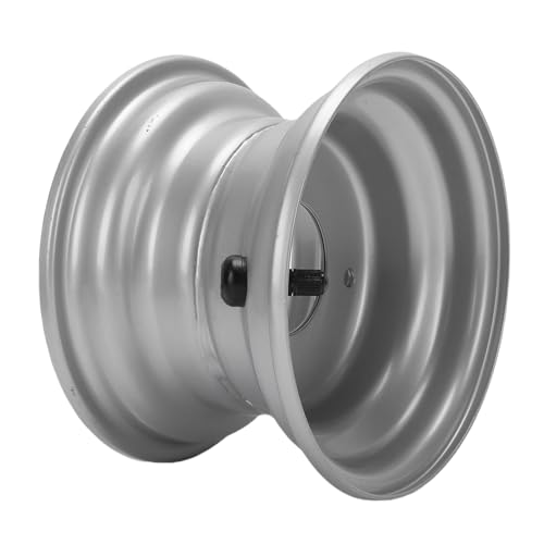 AKLOSIPY Cerchione Go Kart 145/70-6, Cerchio ATV Universale, Trazione Migliorata per Quad Dirt Bike, Look Elegante con 3 Fori, Cerchio ATV in Acciaio 6 Pollici per Tosaerba, Compatibile