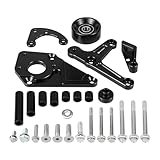Bevinsee Low Mount LS Alternator and Power Steering Bracket Kit Compatible with Chevrolet Camaro Z28 Firebird Formula Trans Am WS6 LSX LS1
