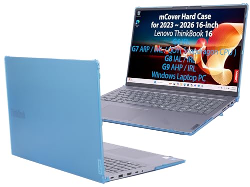 Carcasa Lenovo ThinkBook 16 G6 G7 G8 G9 mCover aguamarina evita golpes 16"