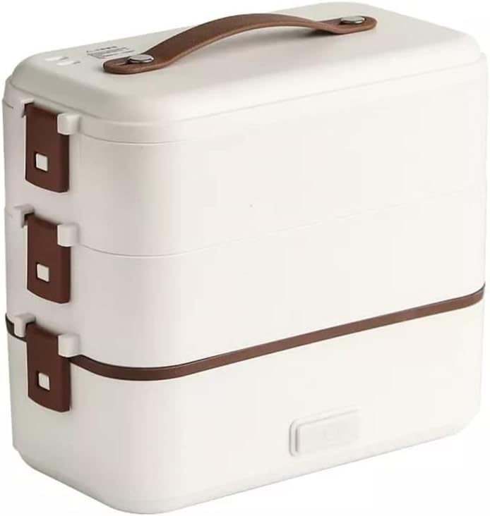Electric Rice Cooker Food Containers Warmer Portable Heating Insulation Bento Lunch Box Tableware