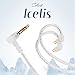 QOA Celest Lcelis 2 Core Silver Plated IEM Cable, 2 Pin OFC Earphone Cables, 3.5mm Audio Cable for KZ BL03 TRN V90 V80 AS10 ZS10 ZS6 ES4 ZST ZSR IEMs