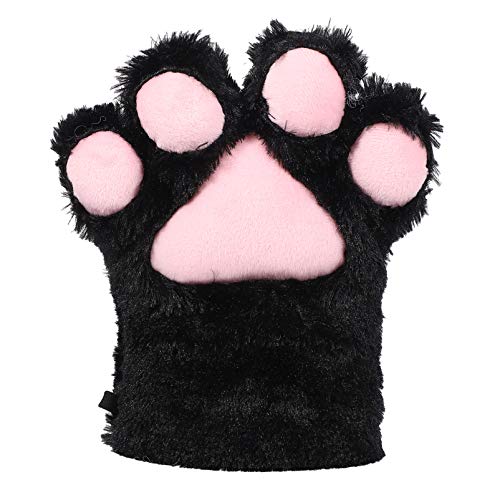 Homoyoyo Bear Claw Gloves Fluffy Cat Costume White Cat Paws for Cat Furry Mitts Cosplay Paws Furry Cat Paws