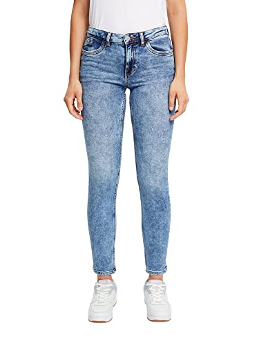 edc by ESPRIT Damen Jeans 991cc1b314, 902/Blue Medium Wash — New, 29W / 32L