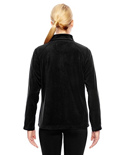 TEAM 365 Ladies Campus Microfleece Jacket, Large, Black2