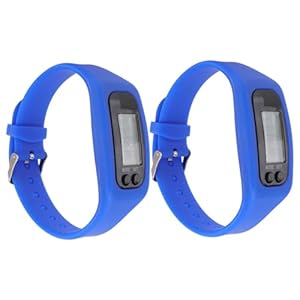 Yardwe 4 Pcs Trackers for Kids Calorie Counter Watch Exercise Watch Step Counter Watch Walking Distance Counter Kids Watches Ladies Watches Pedometer Watch Number Fitness Digital Watch