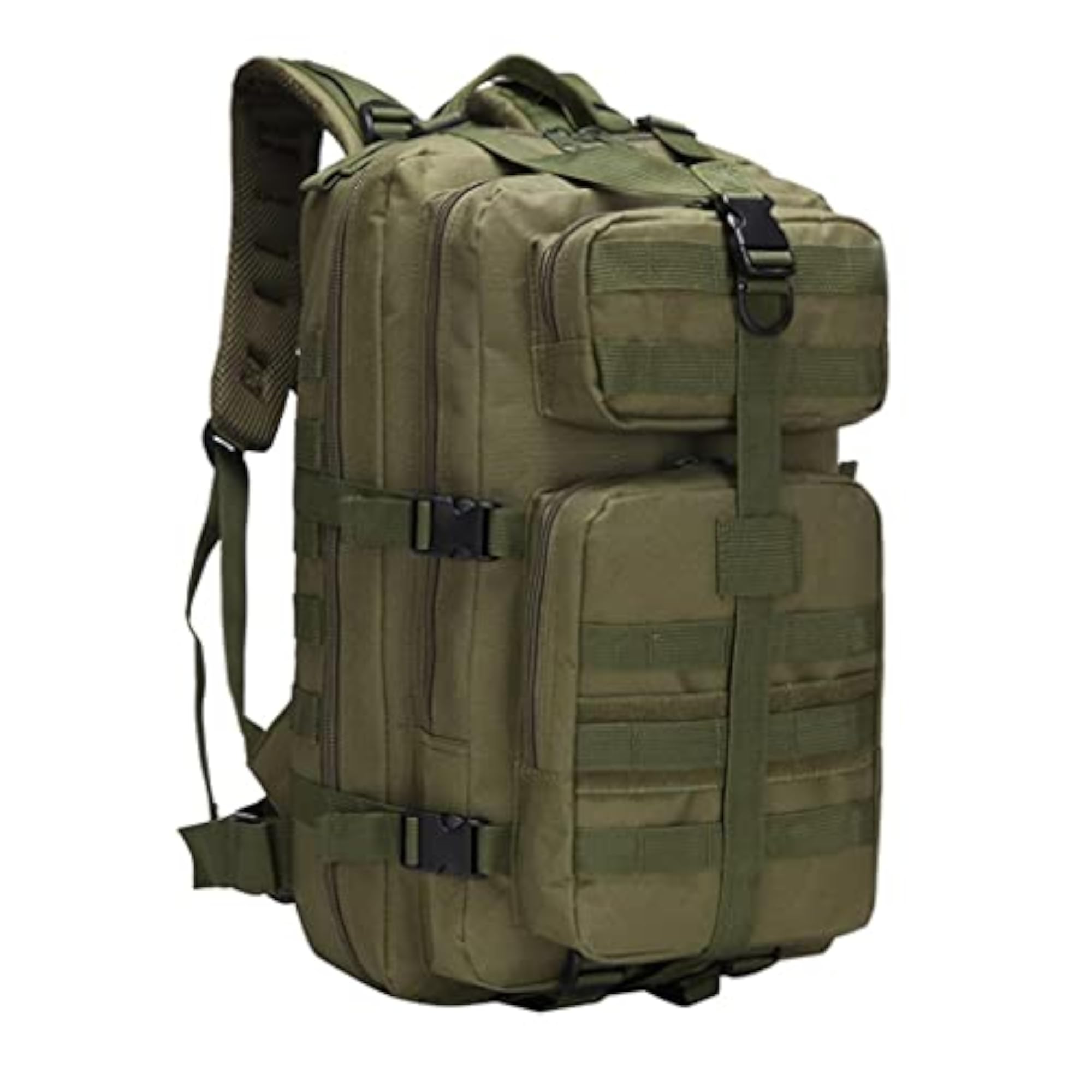 Outdoor Waterproof Multi Pocket Backpack - Army Green