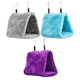 Set of 3 Bird Nests in, Bird Bed for Cage,Comfortable and Durable Bird House for Small Birds, Easy to Install and Clean