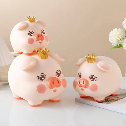 Hucha de resina para decorar el dormitorio infantil y guardar monedas 6