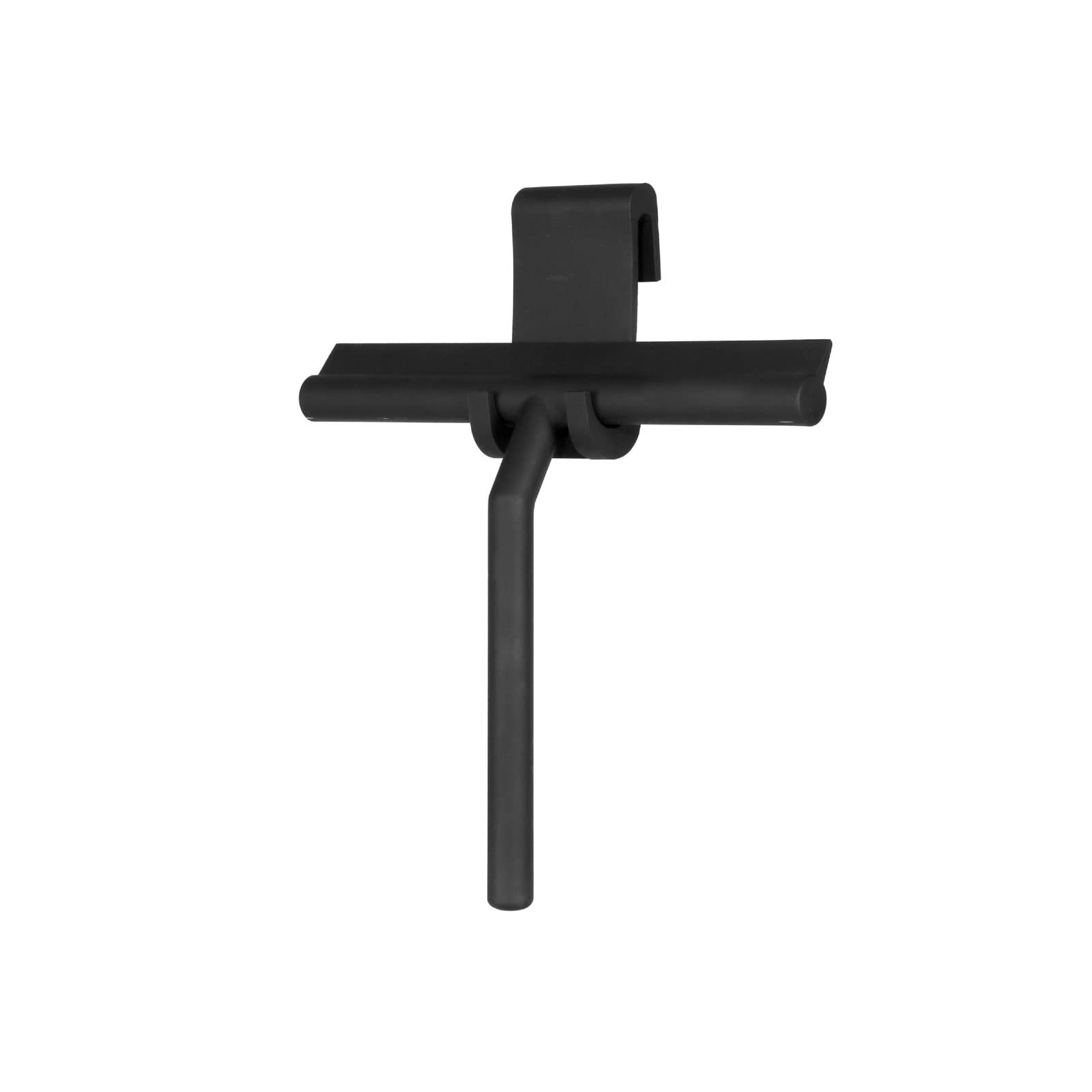 Rasquetas para Ducha, Escobilla de Goma Negra Silicona y Metal for limpiaparabrisas con Mango Largo