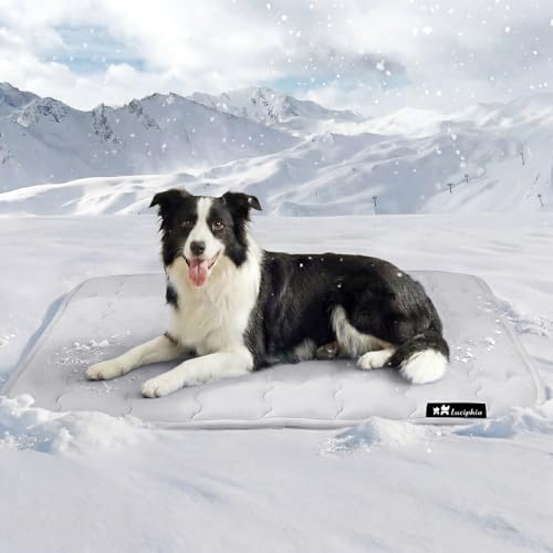 Luciphia Premium Dog Cooling Mat Non-Slip Q-MAX0.5...