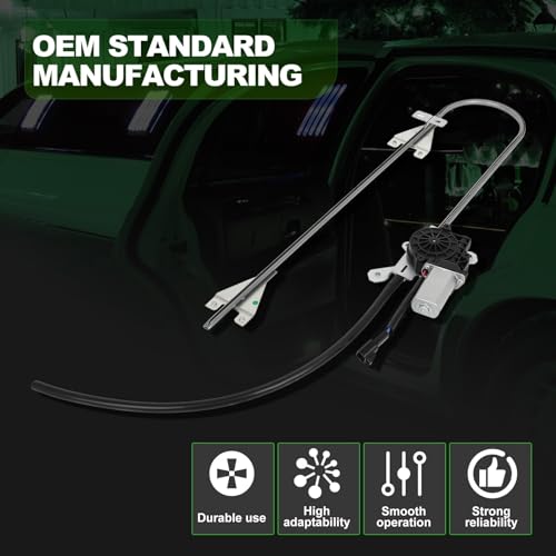 Image of SCITOO Power Window Regulator and Motor Fit for 2003 2004 2005 2006 2007 2008 2009 2010 2011 for Kenworth T2000 Front Right Side 741-5406