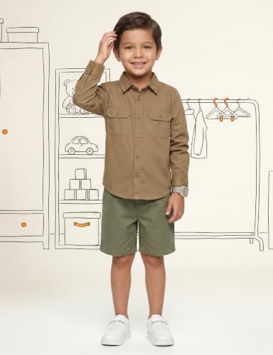 Image of Amazon Brand - Symbol Boys Cotton Double Pocket Full Sleeve Shirt