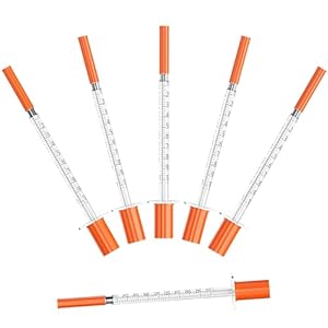 1ml/cc 31G 5/16″ 8mm Syringe, Disposable Individual Package, Pack of 100