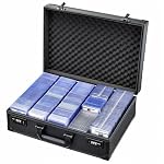 Card Storage Box for 3" x 4" 35pt Toploaders, Sports Cards Case with Lock, Trading Card Storage Box Holds 750 Top Loaders or 190 Magnetic Holders, Card Collection Box for Collectors, X-Large